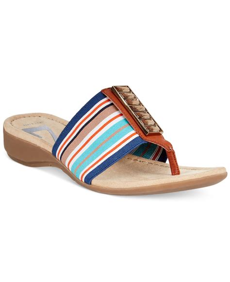 anne klein flat sandals